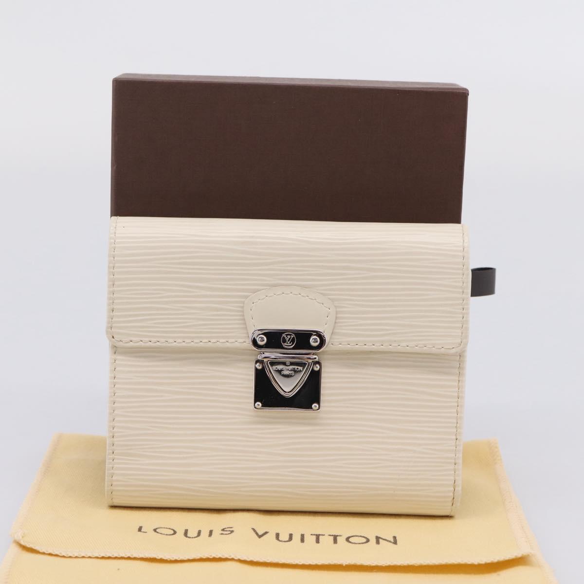 LOUIS VUITTON Epi Portefeuille Koala Wallet White M5801J LV Auth 208845V