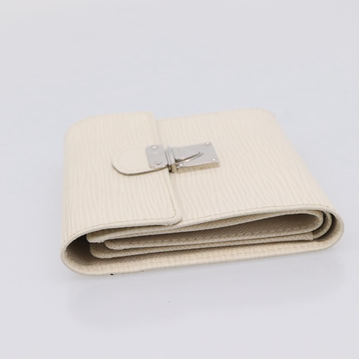 LOUIS VUITTON Epi Portefeuille Koala Wallet White M5801J LV Auth 208845V