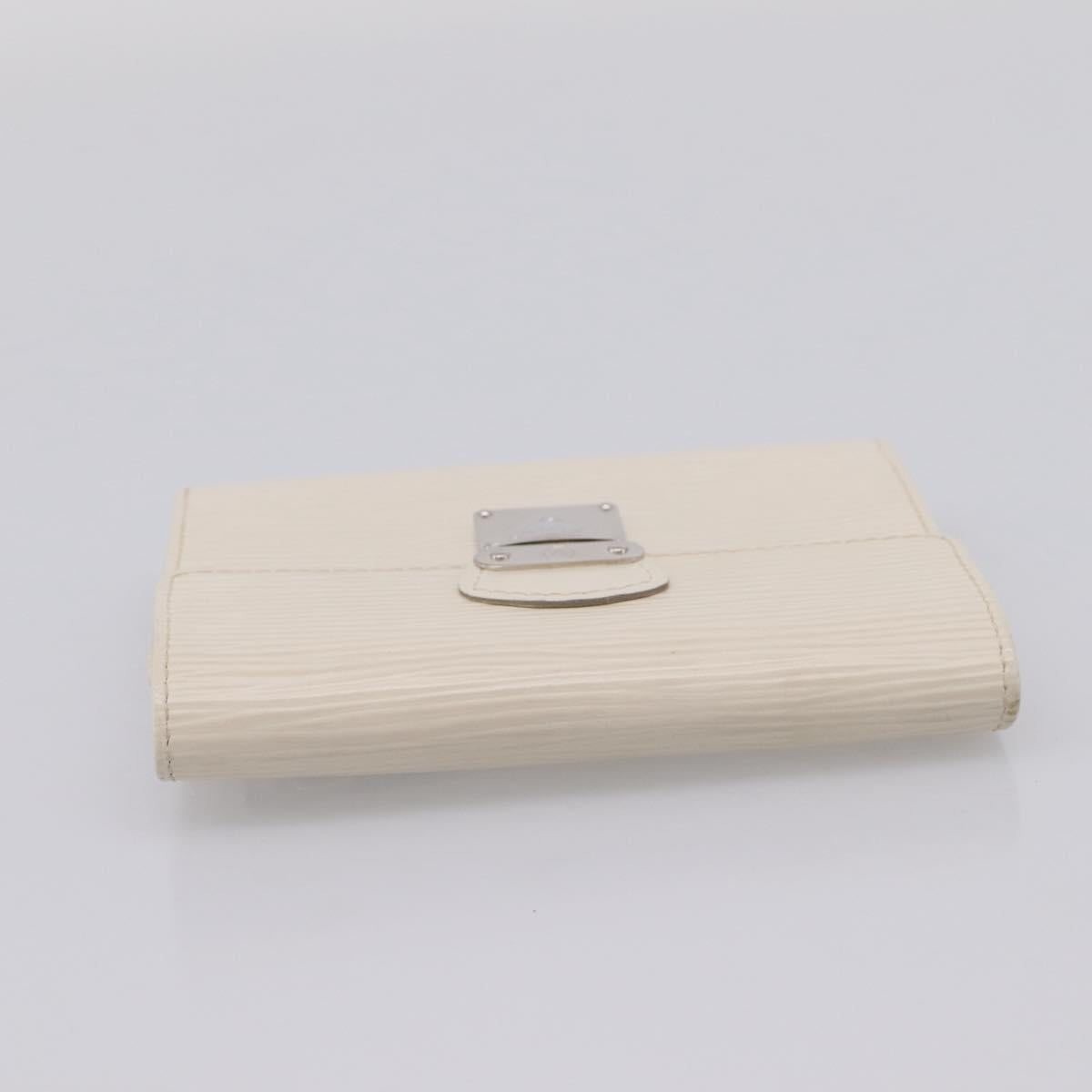 LOUIS VUITTON Epi Portefeuille Koala Wallet White M5801J LV Auth 208845V