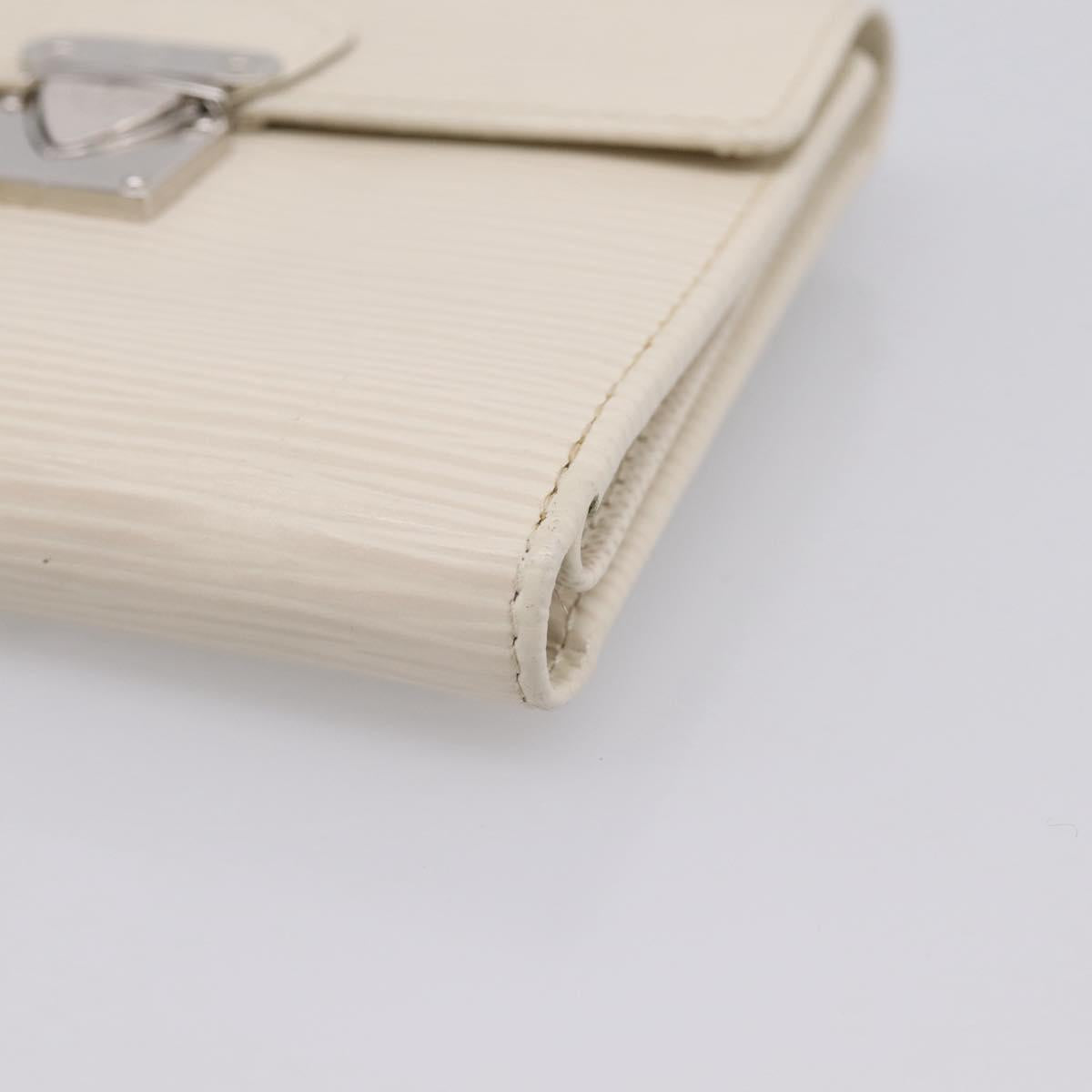 LOUIS VUITTON Epi Portefeuille Koala Wallet White M5801J LV Auth 208845V