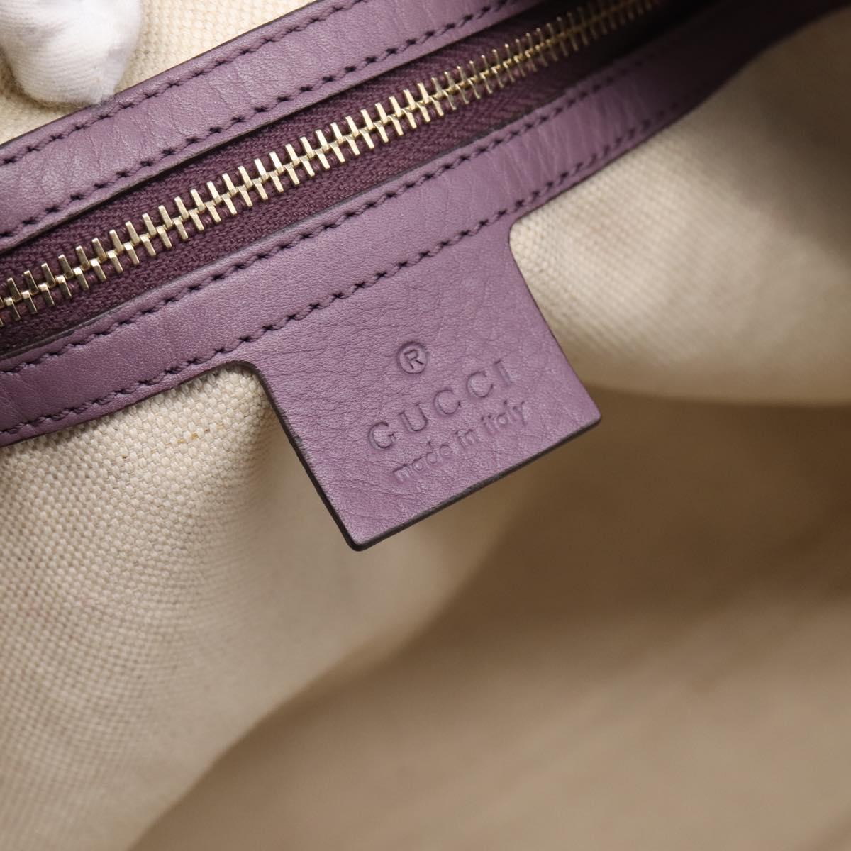 GUCCI GG Canvas GG Twins Shoulder Bag Beige Gold Tone 323675 Auth 208847V