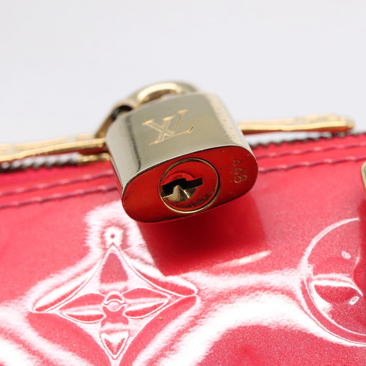 LOUIS VUITTON Monogram Vernis Alma PM Rouge Grunadine M91693 LV Auth 208851SAV