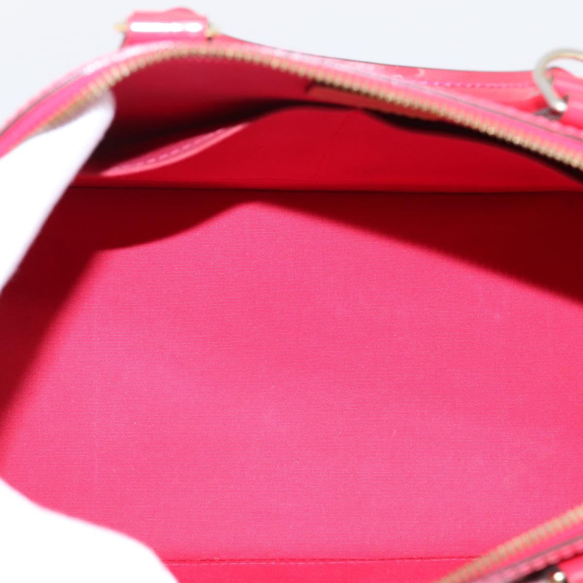LOUIS VUITTON Monogram Vernis Alma PM Rouge Grunadine M91693 LV Auth 208851SAV