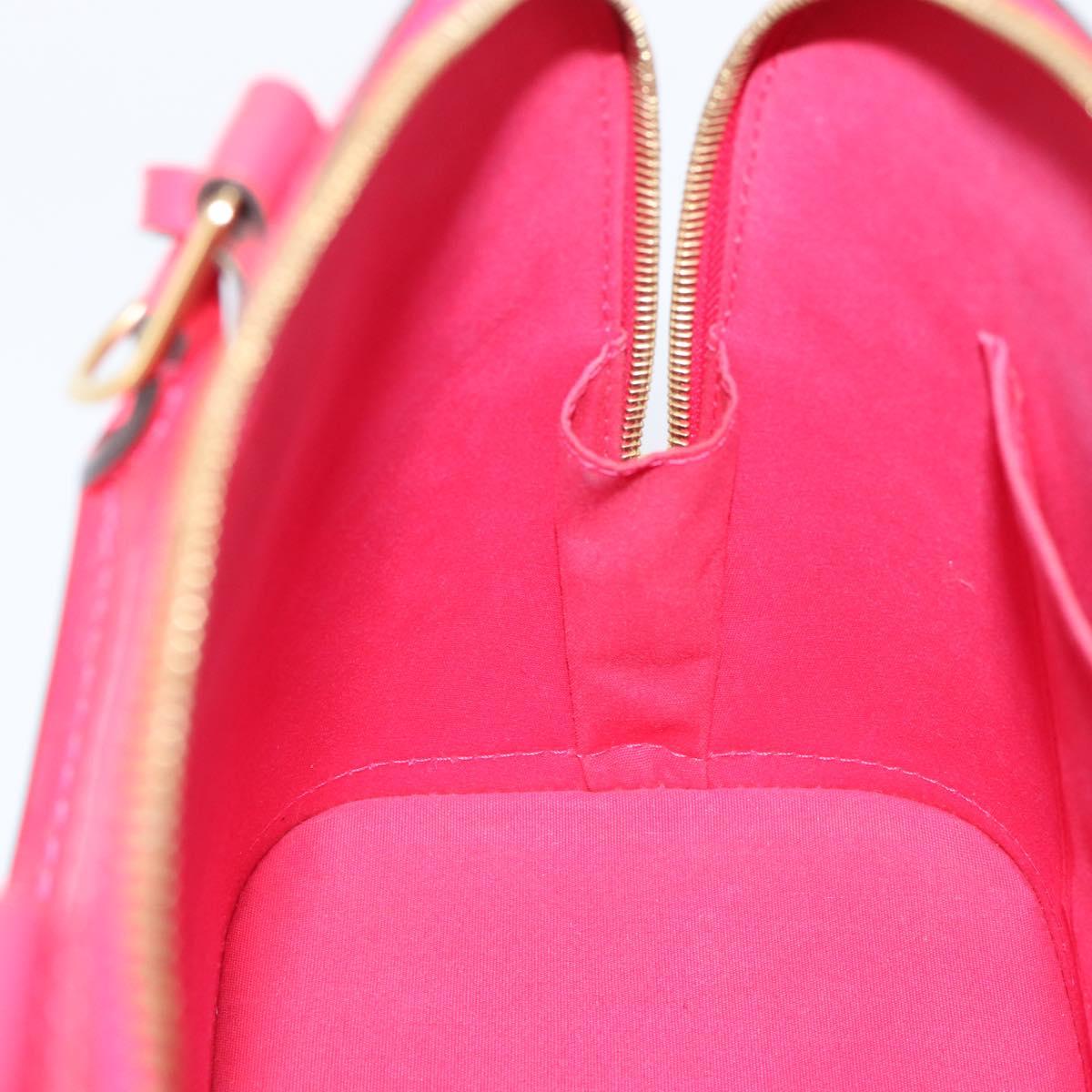 LOUIS VUITTON Monogram Vernis Alma PM Rouge Grunadine M91693 LV Auth 208851SAV