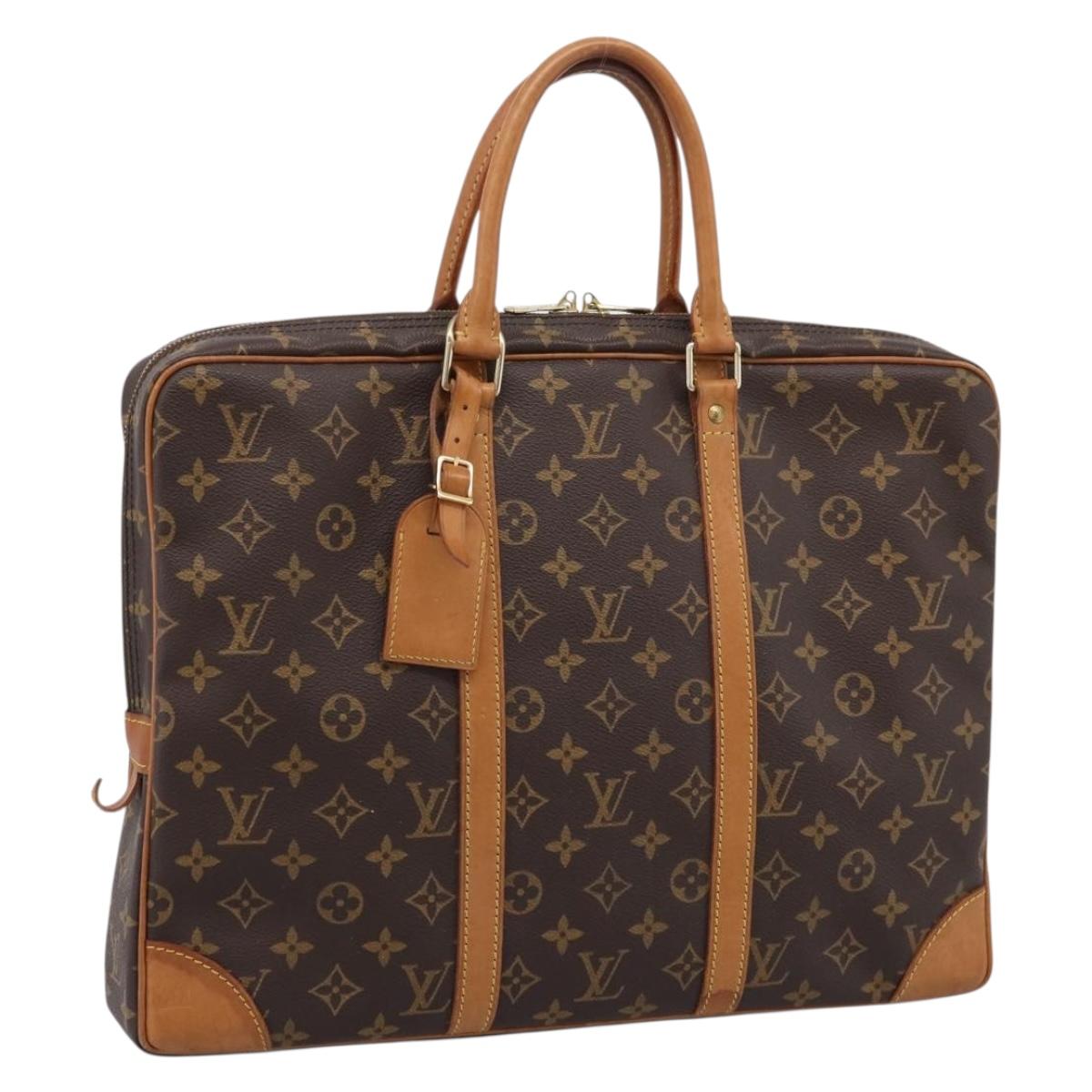 LOUIS VUITTON Monogram Porte Documents Voyage Business Bag M53361 LV Auth 208854