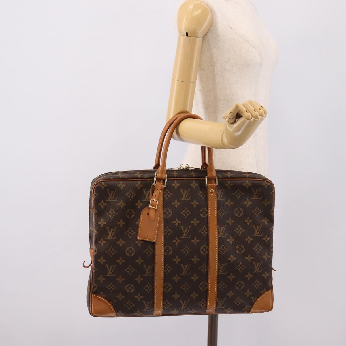 LOUIS VUITTON Monogram Porte Documents Voyage Business Bag M53361 LV Auth 208854
