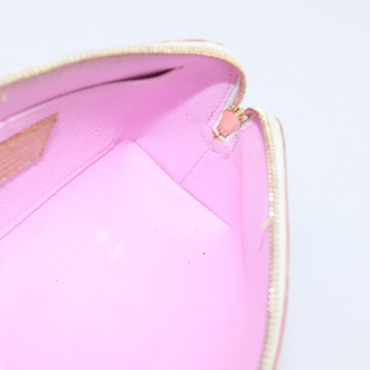 LOUIS VUITTON Monogram Multicolor Pochette Cosmetic PM White M47354 Auth 208855A