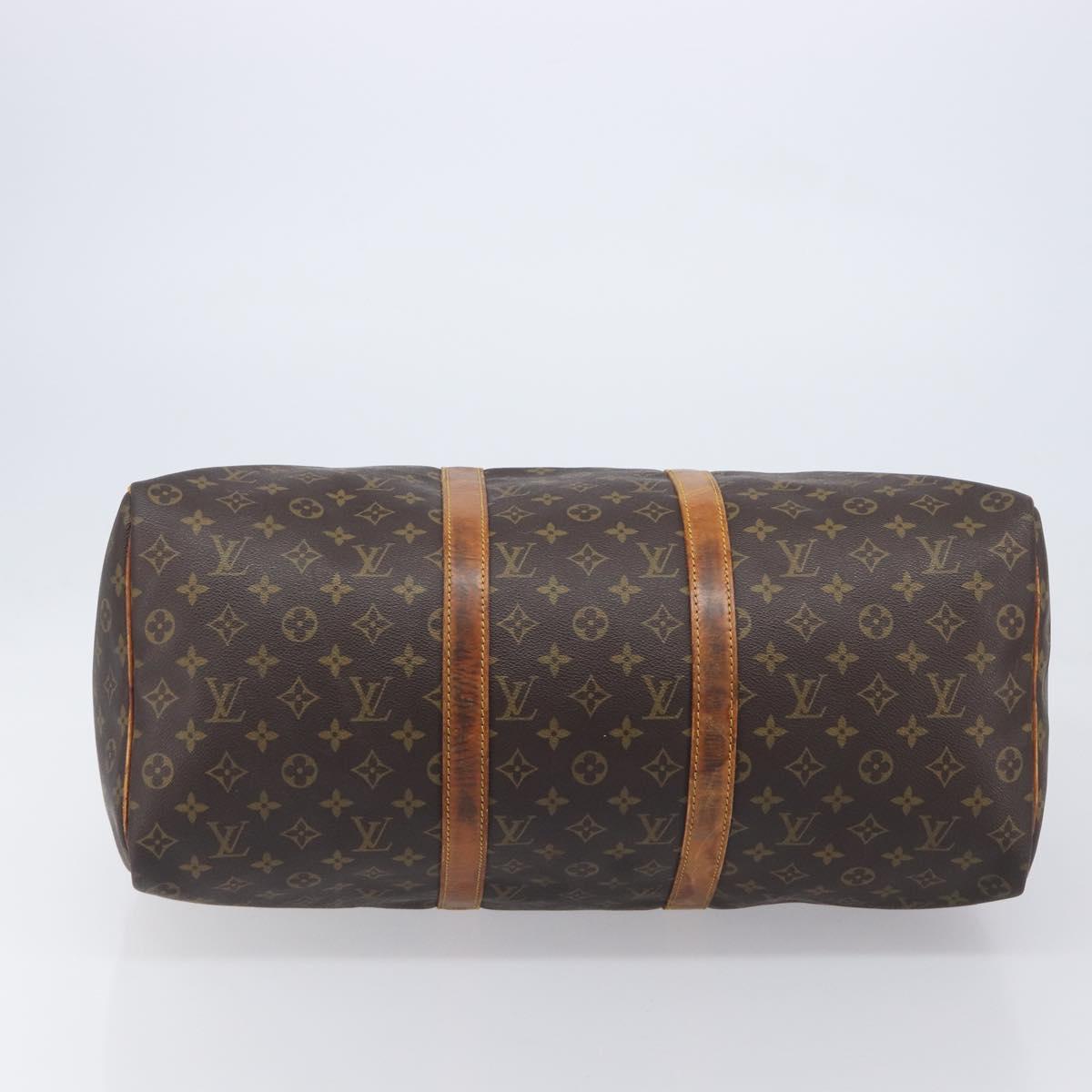 LOUIS VUITTON Monogram Keepall 50 Boston Bag M41426 LV Auth 208863