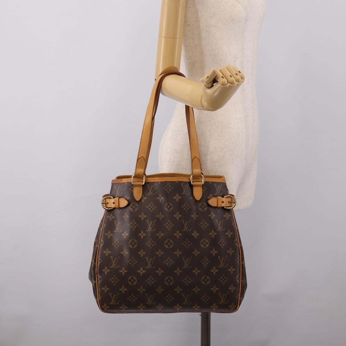 LOUIS VUITTON Monogram Batignolles Vertical Tote Bag M51153 LV Auth 208867V