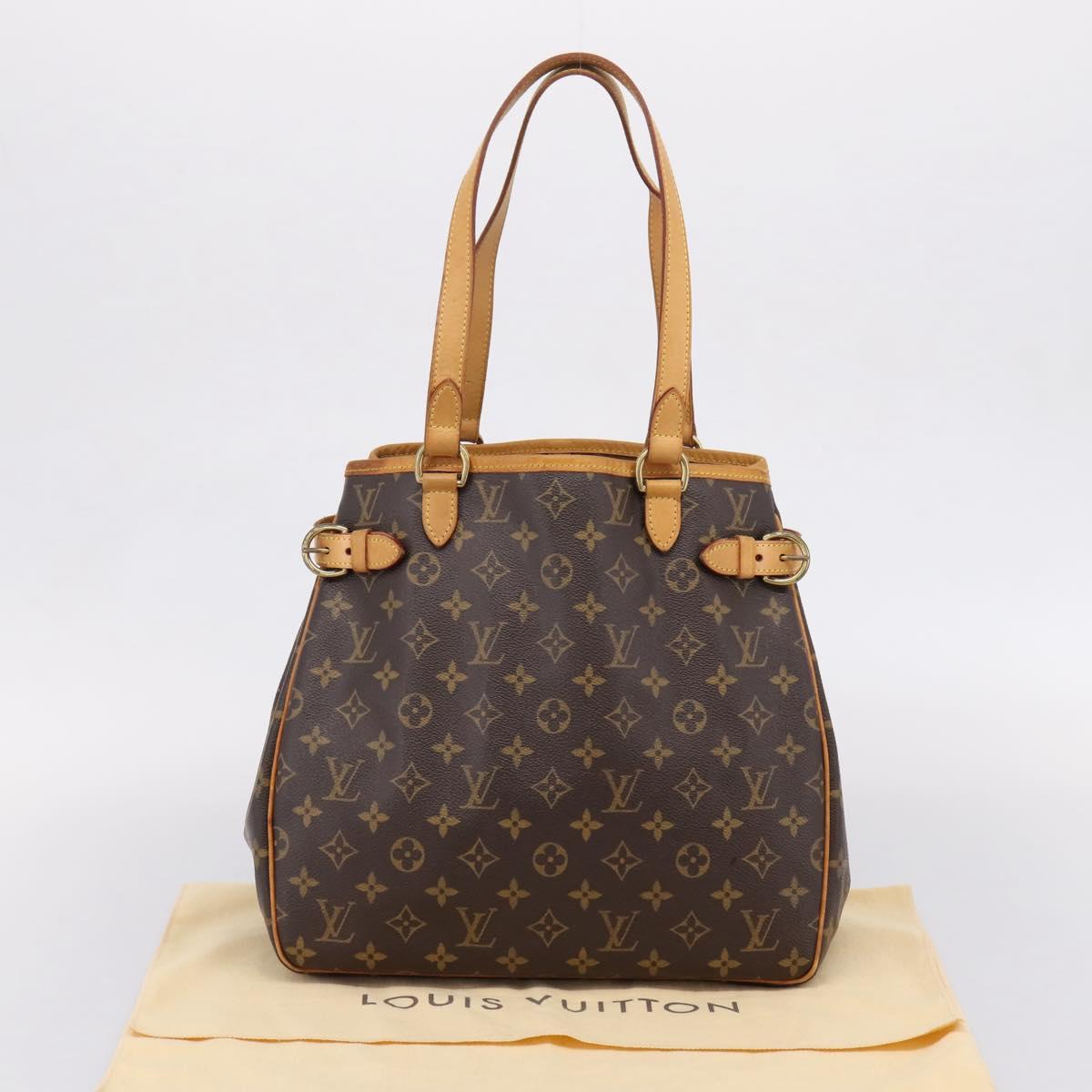 LOUIS VUITTON Monogram Batignolles Vertical Tote Bag M51153 LV Auth 208867V