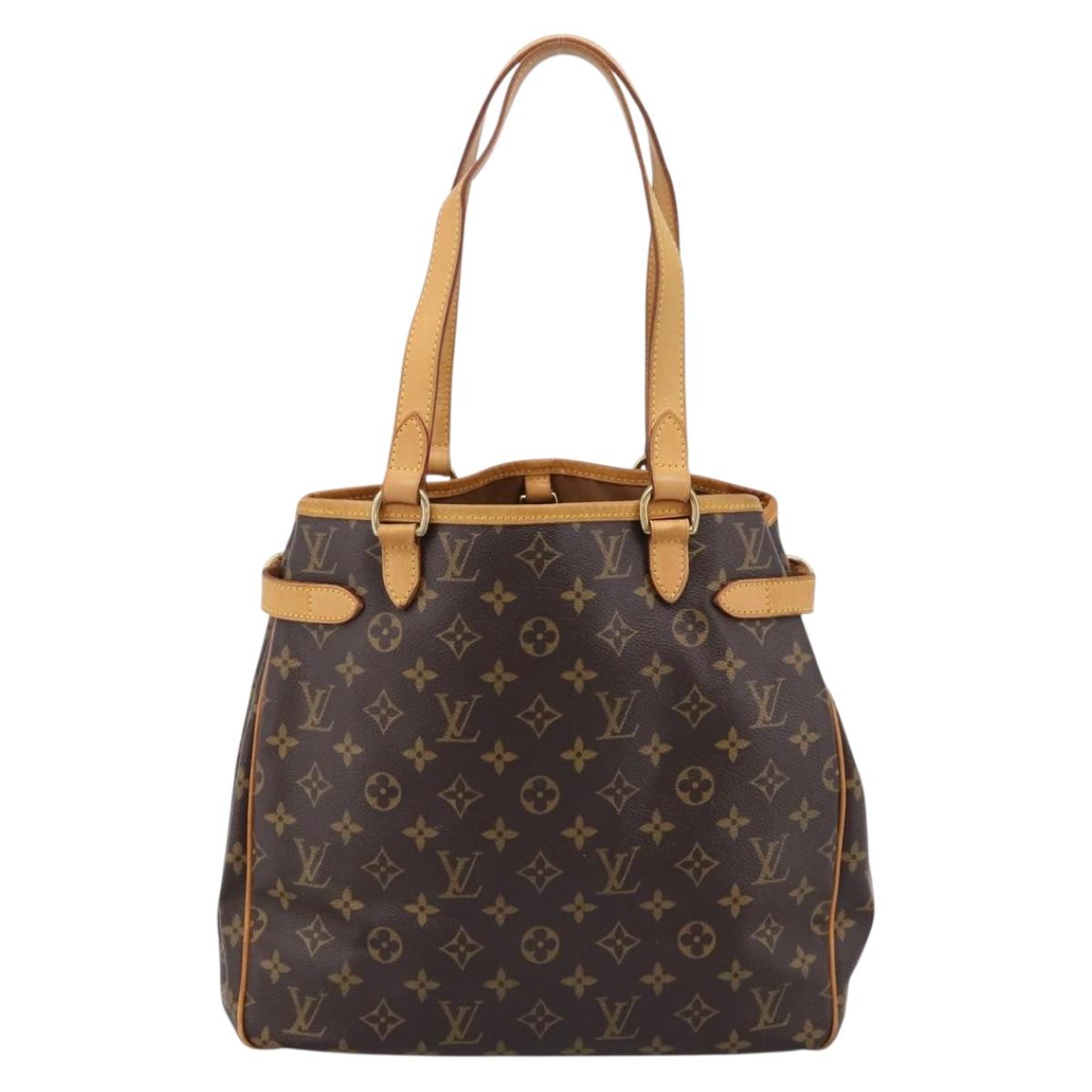 LOUIS VUITTON Monogram Batignolles Vertical Tote Bag M51153 LV Auth 208867V