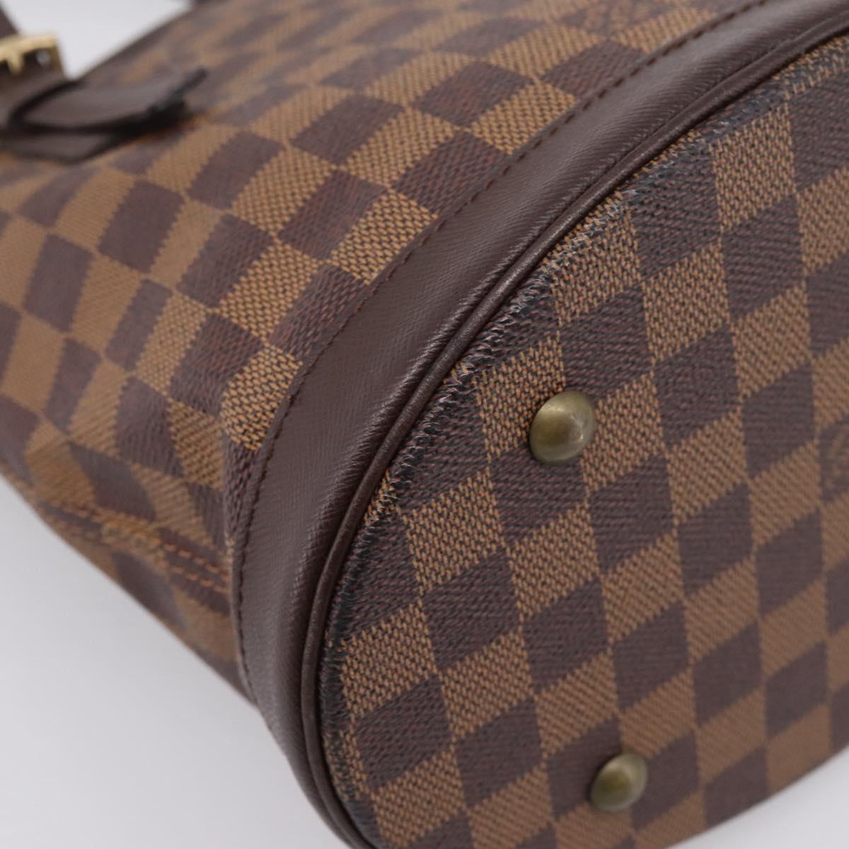 LOUIS VUITTON Damier Ebene Marais Shoulder Bag N42240 LV Auth 208868V