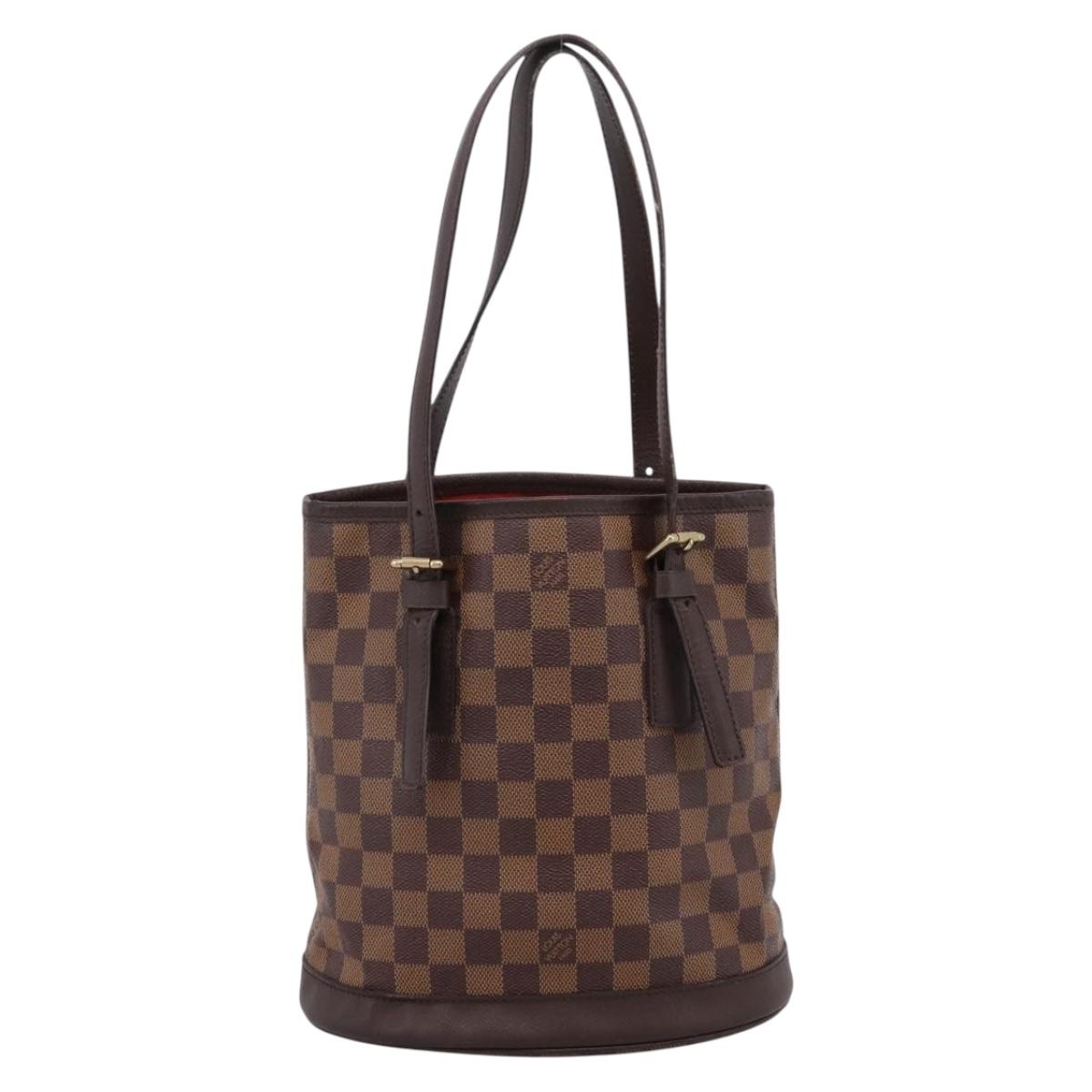 LOUIS VUITTON Damier Ebene Marais Shoulder Bag N42240 LV Auth 208868V