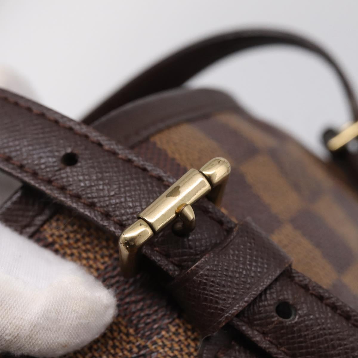 LOUIS VUITTON Damier Ebene Marais Shoulder Bag N42240 LV Auth 208868V