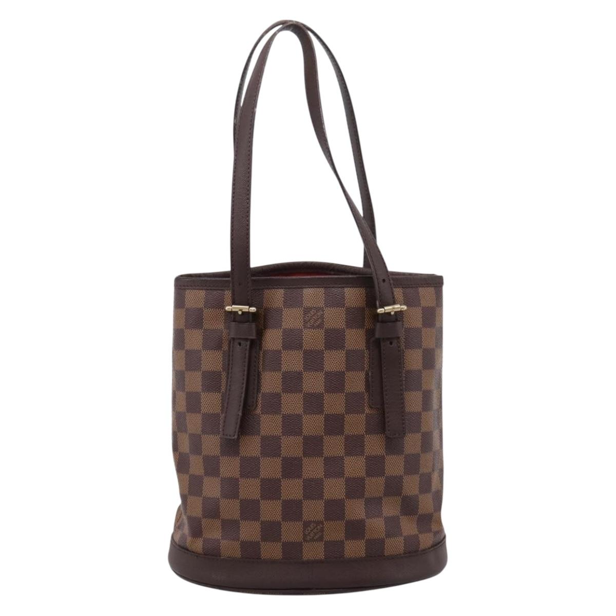 LOUIS VUITTON Damier Ebene Marais Shoulder Bag N42240 LV Auth 208868V