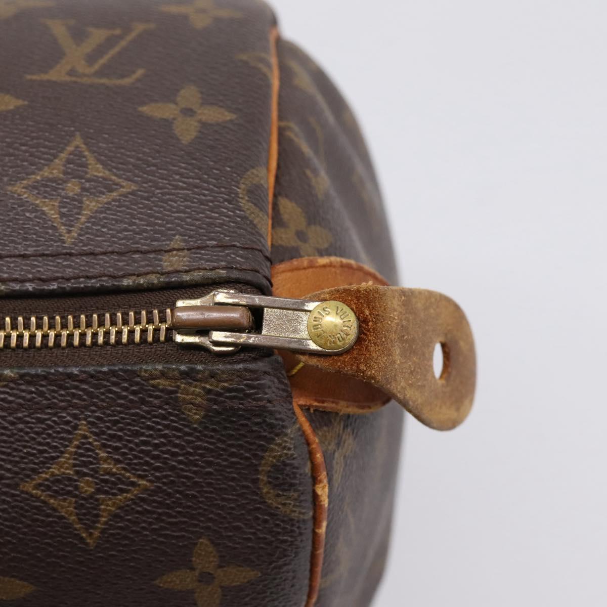 LOUIS VUITTON Monogram Speedy 30 Hand Bag M41526 LV Auth 208880