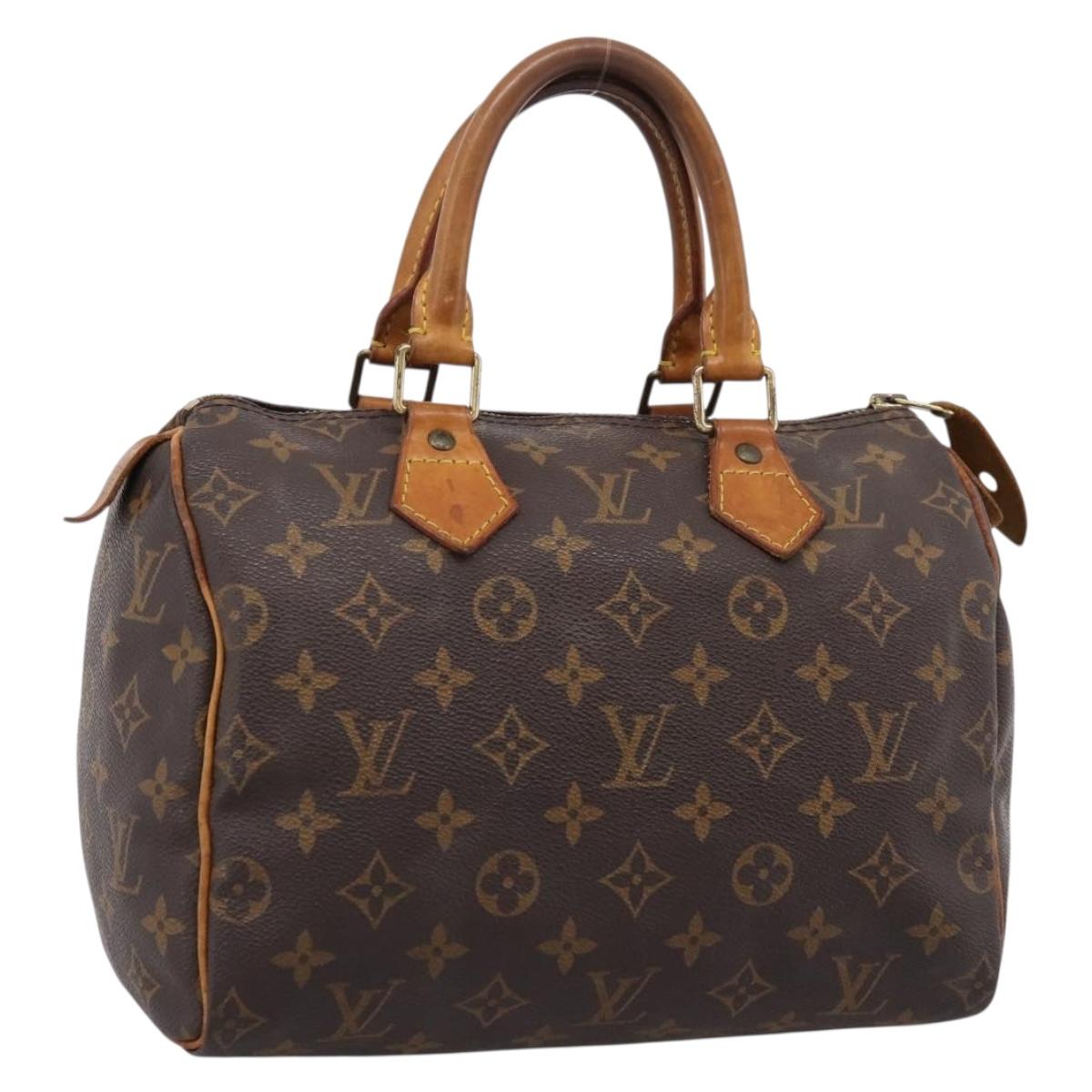 LOUIS VUITTON Monogram Speedy 25 Hand Bag M41528 LV Auth 208881A