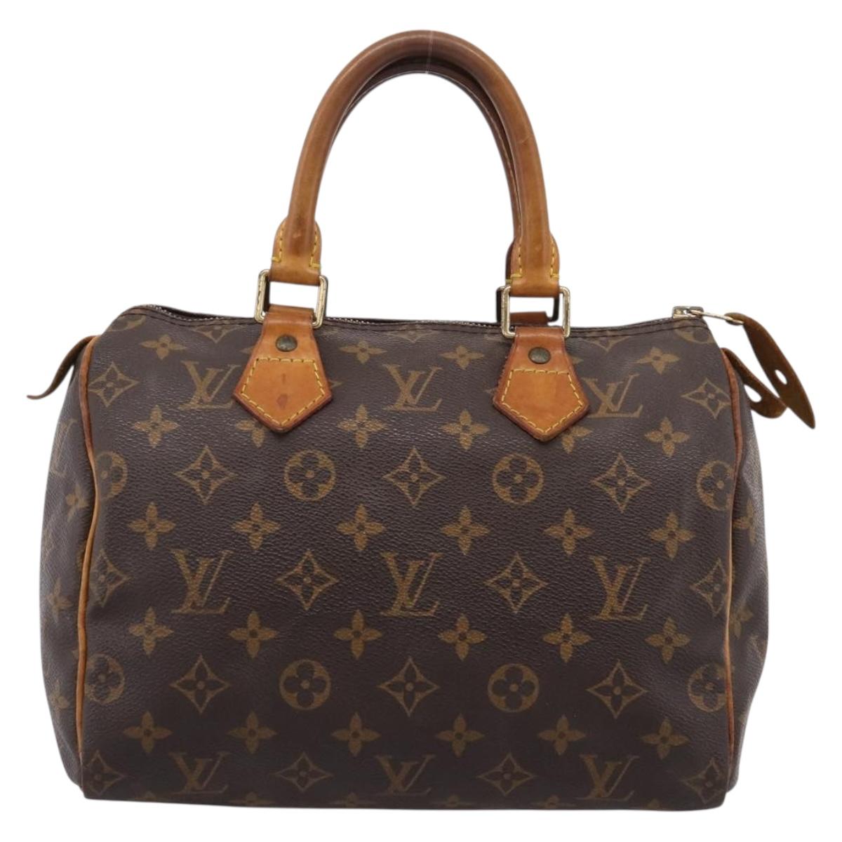 LOUIS VUITTON Monogram Speedy 25 Hand Bag M41528 LV Auth 208881A