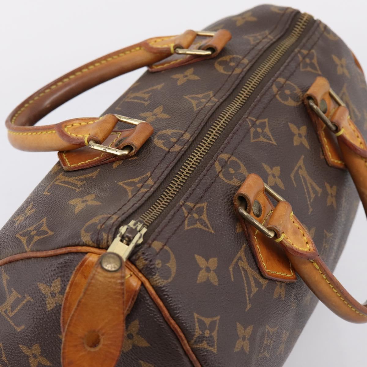 LOUIS VUITTON Monogram Speedy 25 Hand Bag M41528 LV Auth 208881A