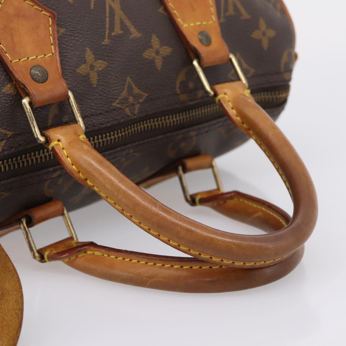 LOUIS VUITTON Monogram Speedy 25 Hand Bag M41528 LV Auth 208881A