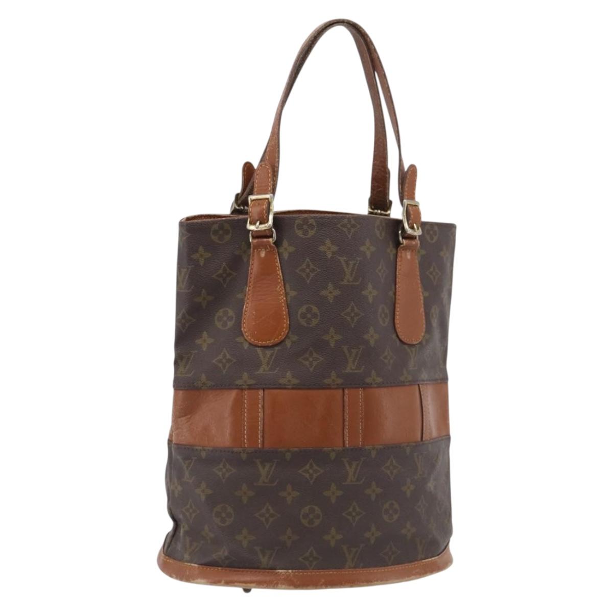 LOUIS VUITTON Monogram Bucket GM Shoulder Bag USA limited T42236 LV Auth 208895