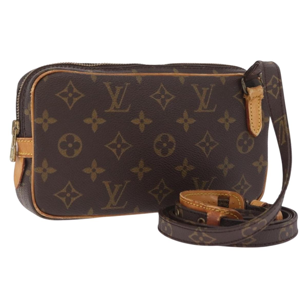 LOUIS VUITTON Monogram Pochette Marly Bandouliere Bag M51828 LV Auth 208944
