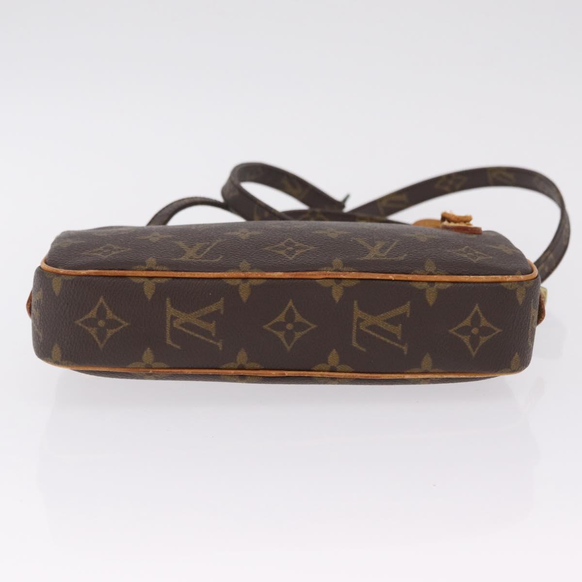 LOUIS VUITTON Monogram Pochette Marly Bandouliere Bag M51828 LV Auth 208944
