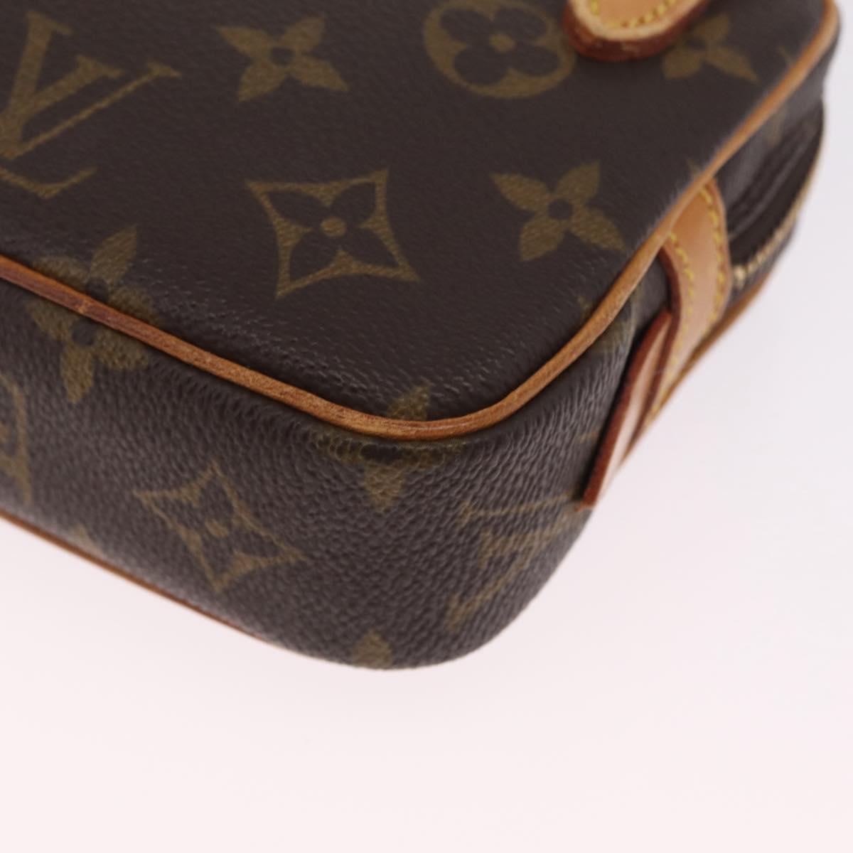 LOUIS VUITTON Monogram Pochette Marly Bandouliere Bag M51828 LV Auth 208944