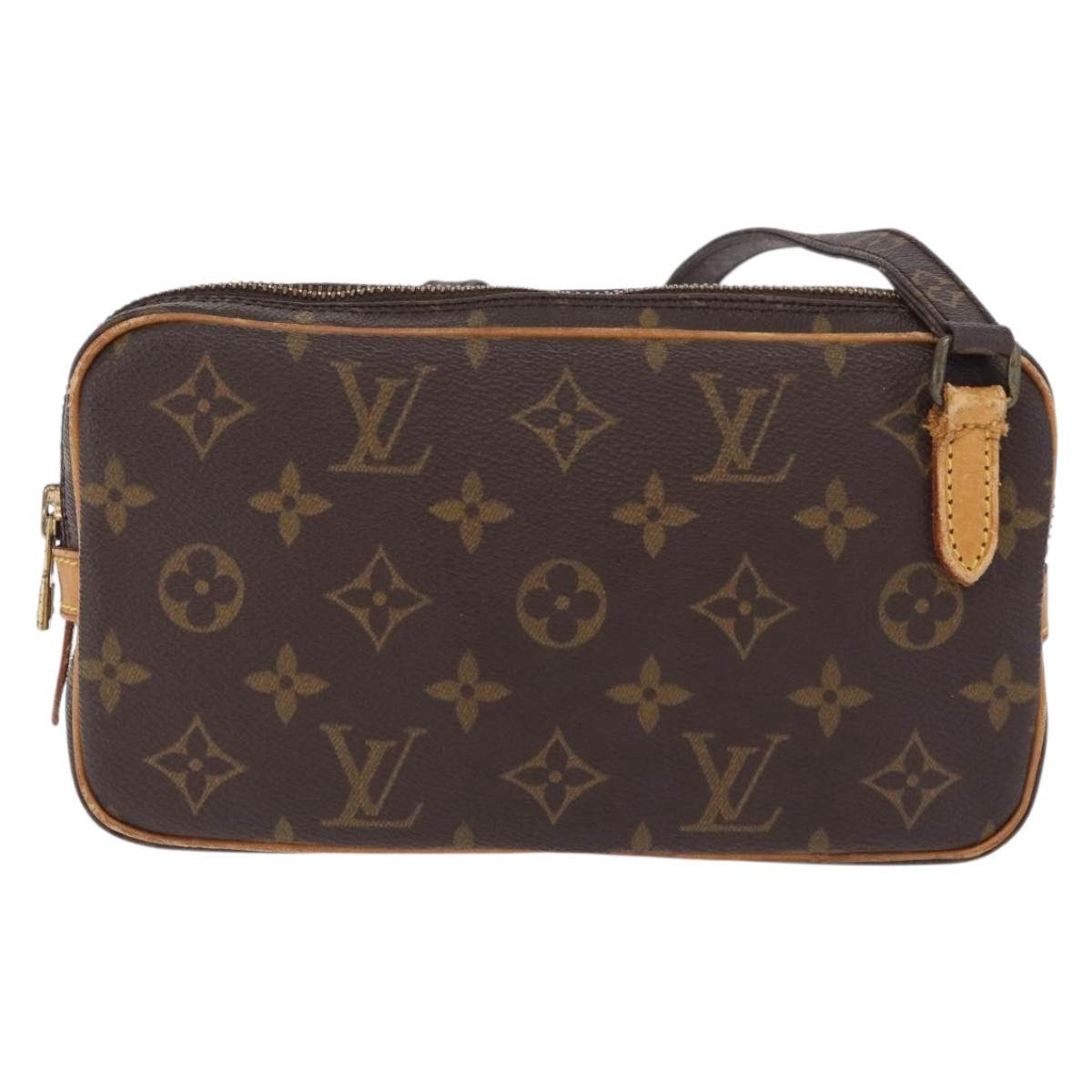 LOUIS VUITTON Monogram Pochette Marly Bandouliere Bag M51828 LV Auth 208944