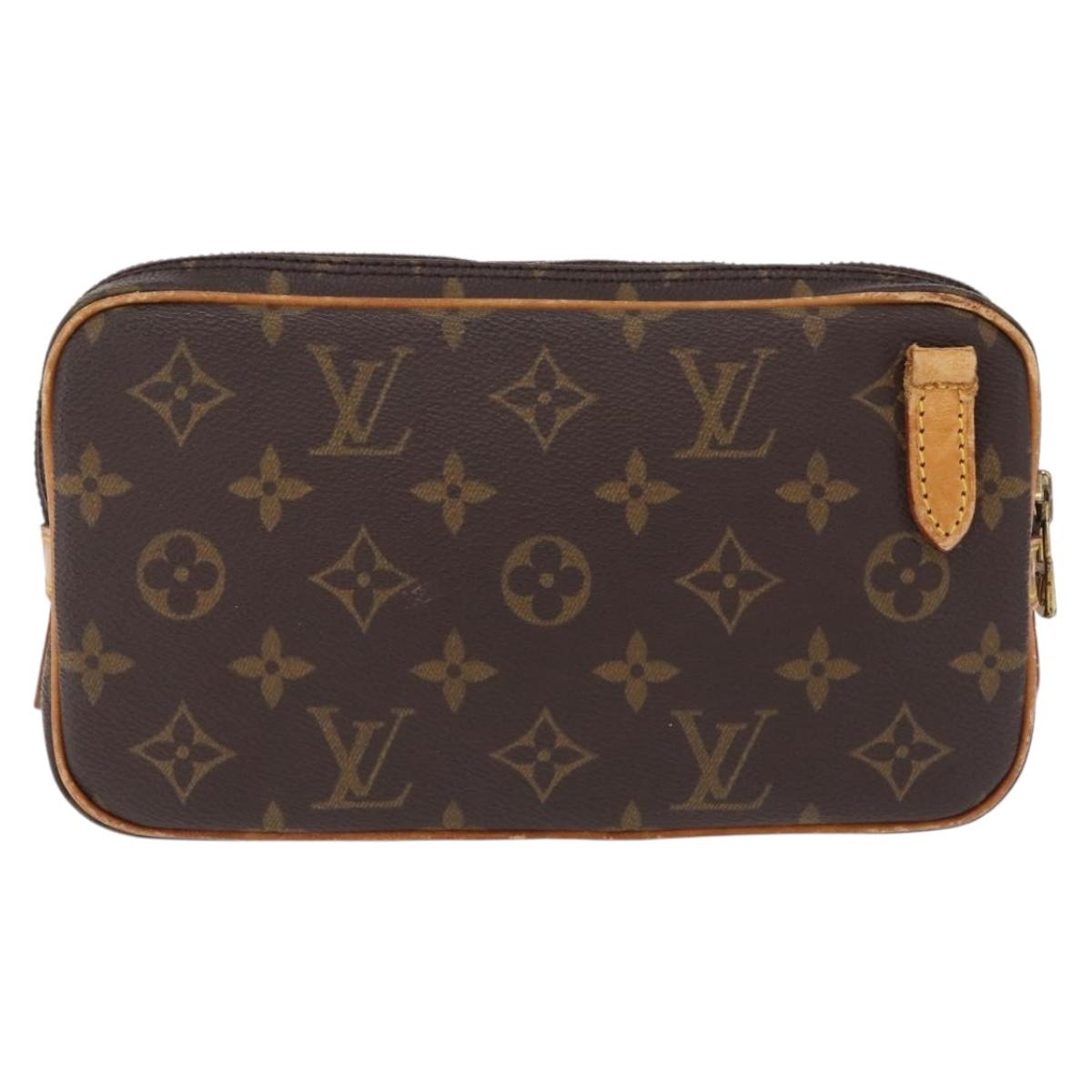 LOUIS VUITTON Monogram Pochette Marly Bandouliere Bag M51828 LV Auth 208944