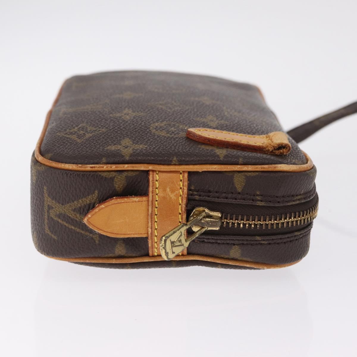 LOUIS VUITTON Monogram Pochette Marly Bandouliere Bag M51828 LV Auth 208944