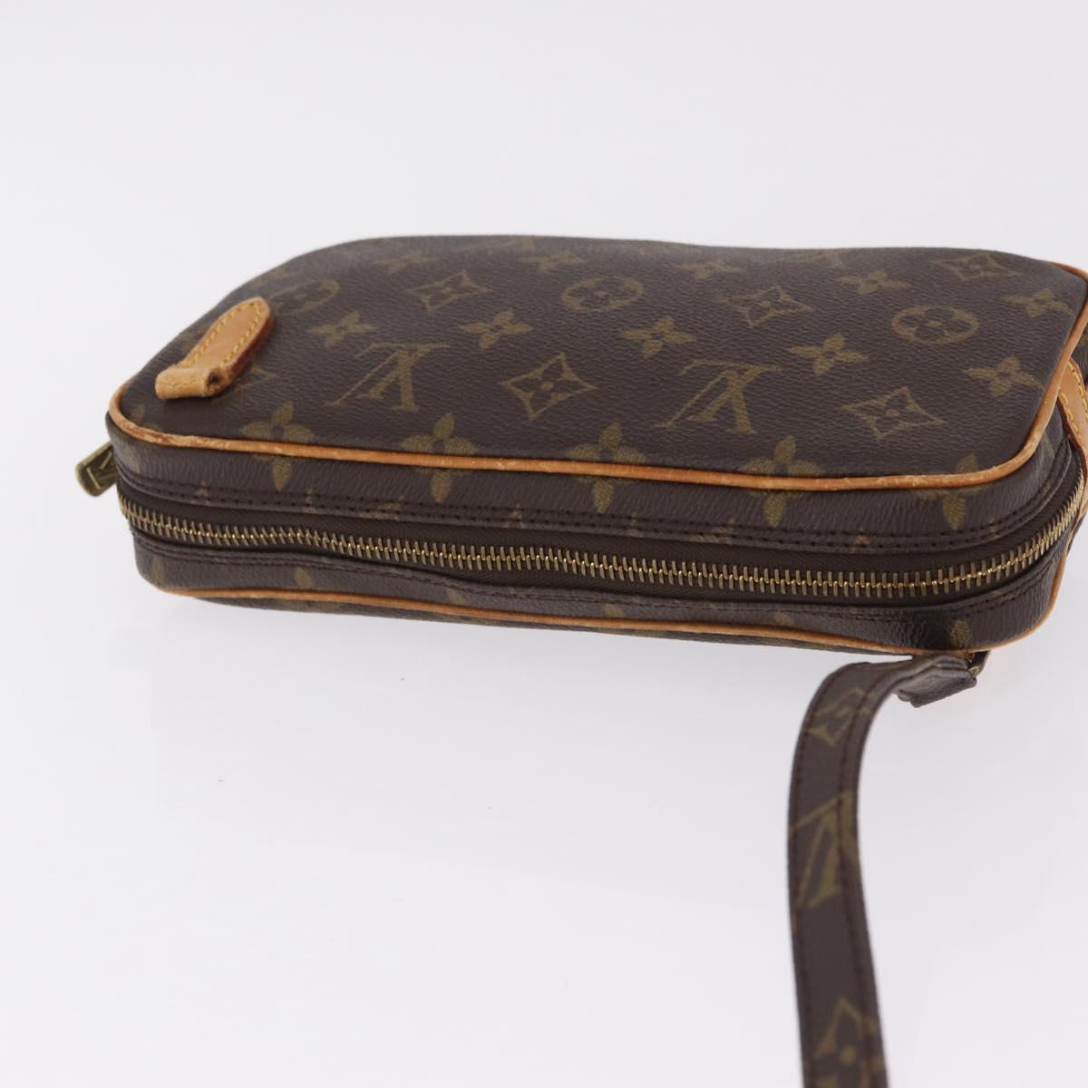 LOUIS VUITTON Monogram Pochette Marly Bandouliere Bag M51828 LV Auth 208944