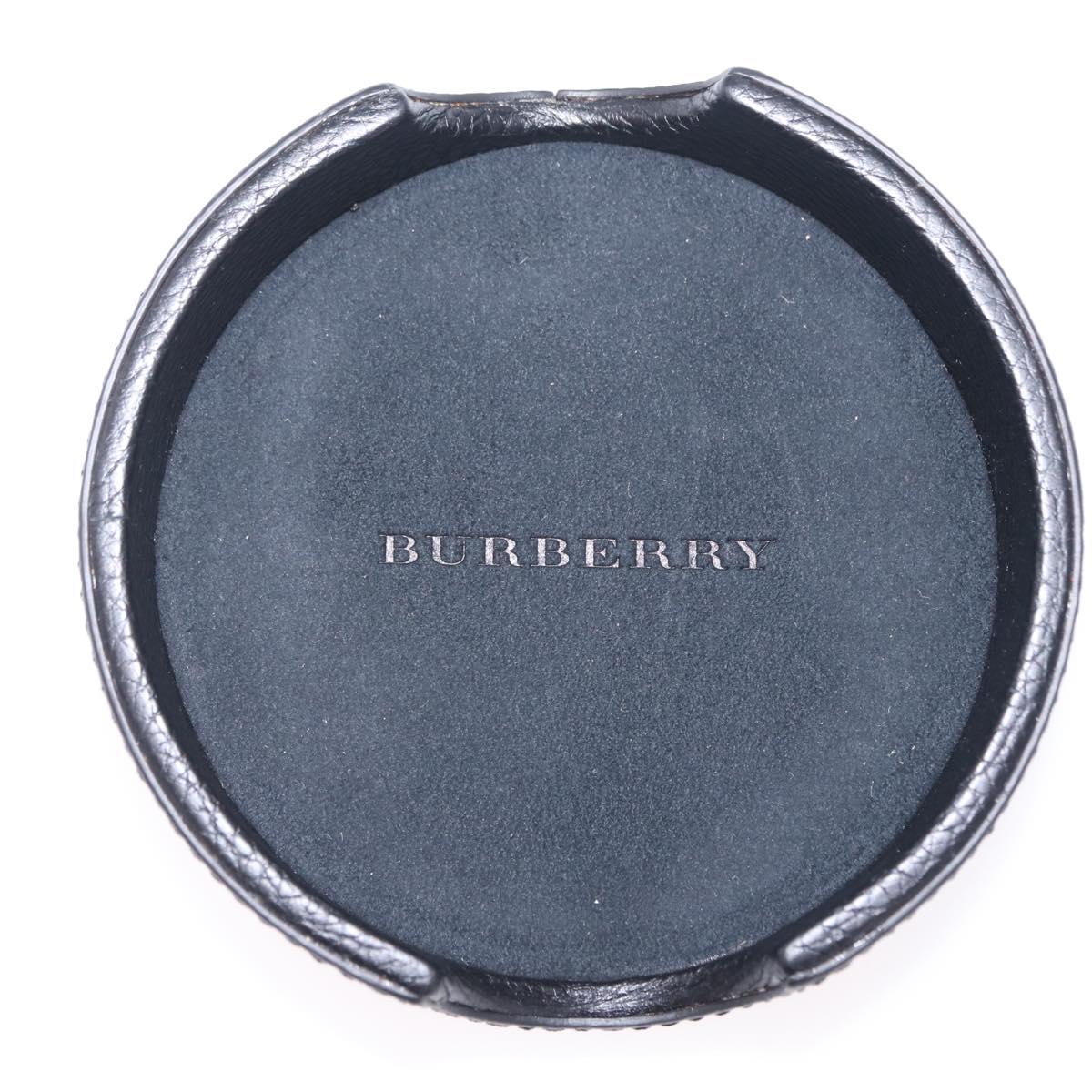 BURBERRY Coaster Leather Multicolor Auth 209000A