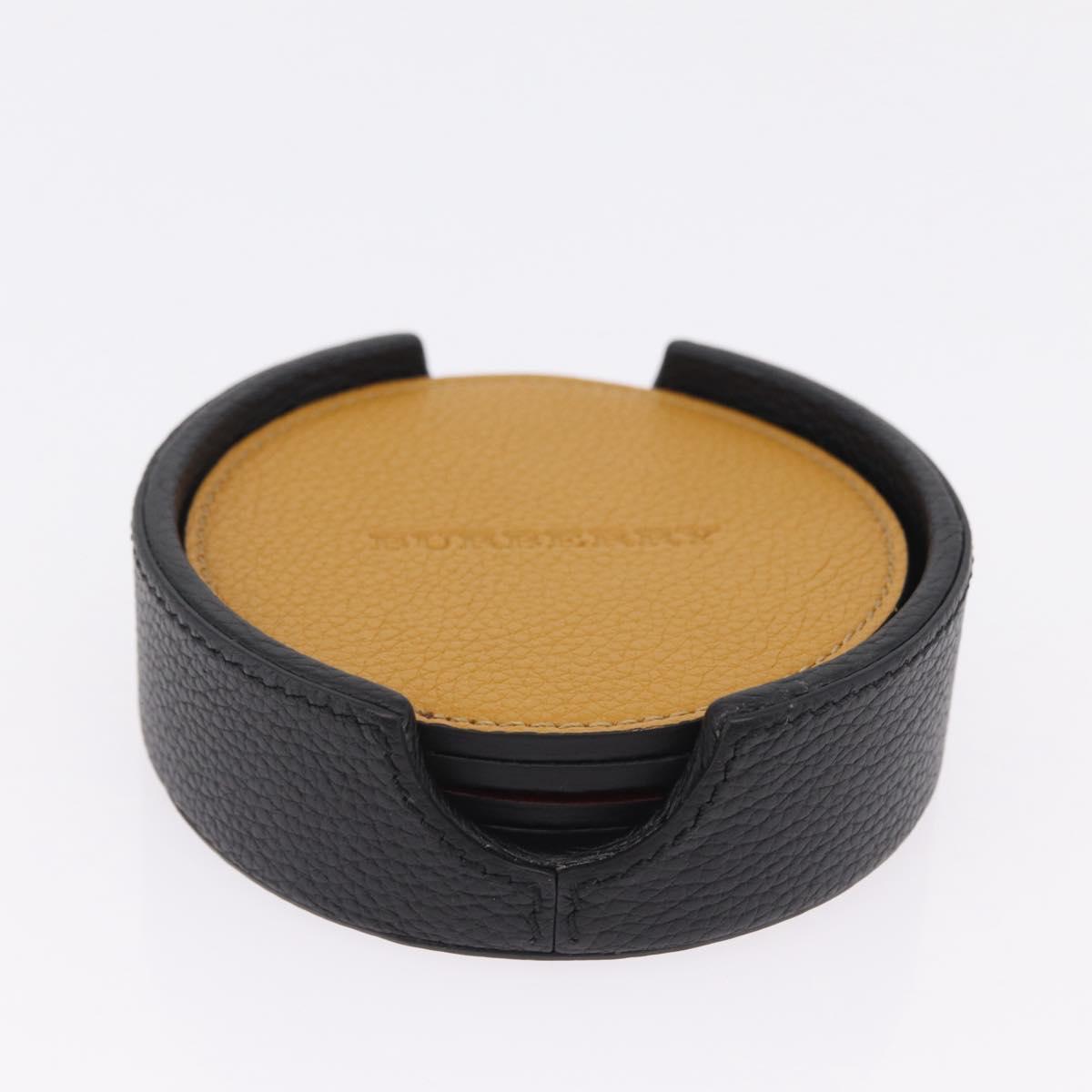 BURBERRY Coaster Leather Multicolor Auth 209000A