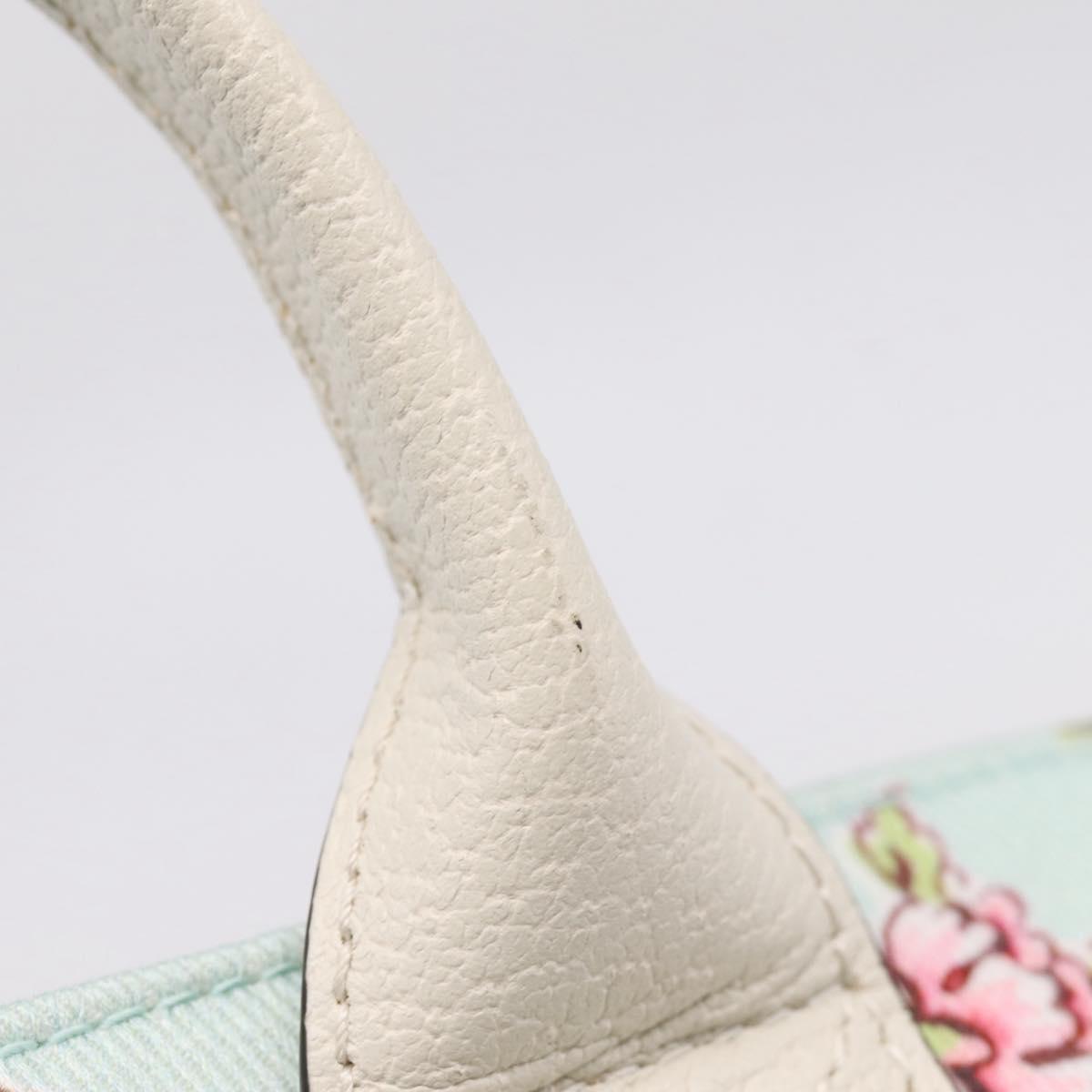 GUCCI Hand Bag Canvas Light Blue 628159 Auth 209003M