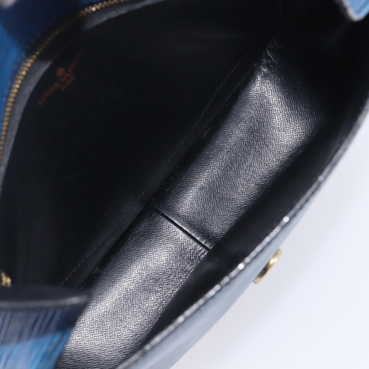 LOUIS VUITTON Epi Saint Cloud GM Shoulder Bag Toledo Blue M52195 LV Auth 209019