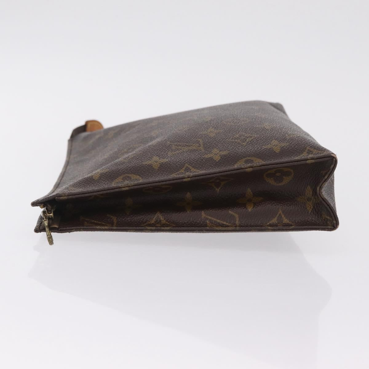 LOUIS VUITTON Monogram Poche Toilette 26 Pouch M47542 LV Auth 209020A