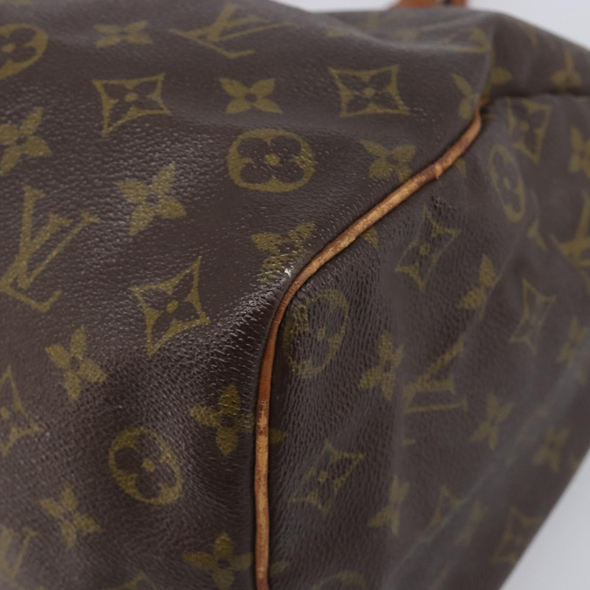 LOUIS VUITTON Monogram Speedy 35 Hand Bag M41524 LV Auth 209052