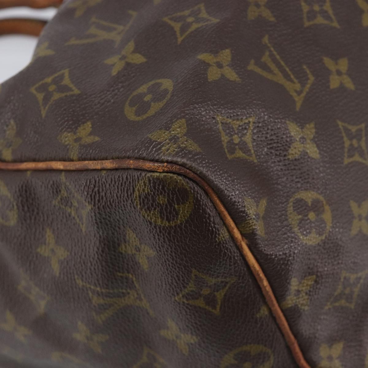 LOUIS VUITTON Monogram Speedy 35 Hand Bag M41524 LV Auth 209052