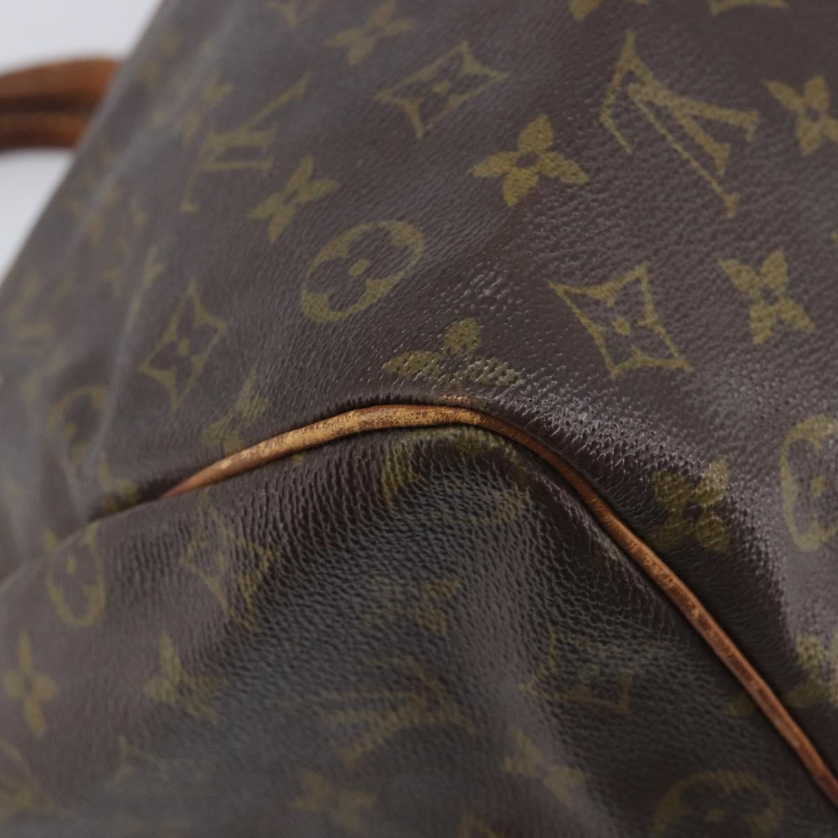 LOUIS VUITTON Monogram Speedy 35 Hand Bag M41524 LV Auth 209052