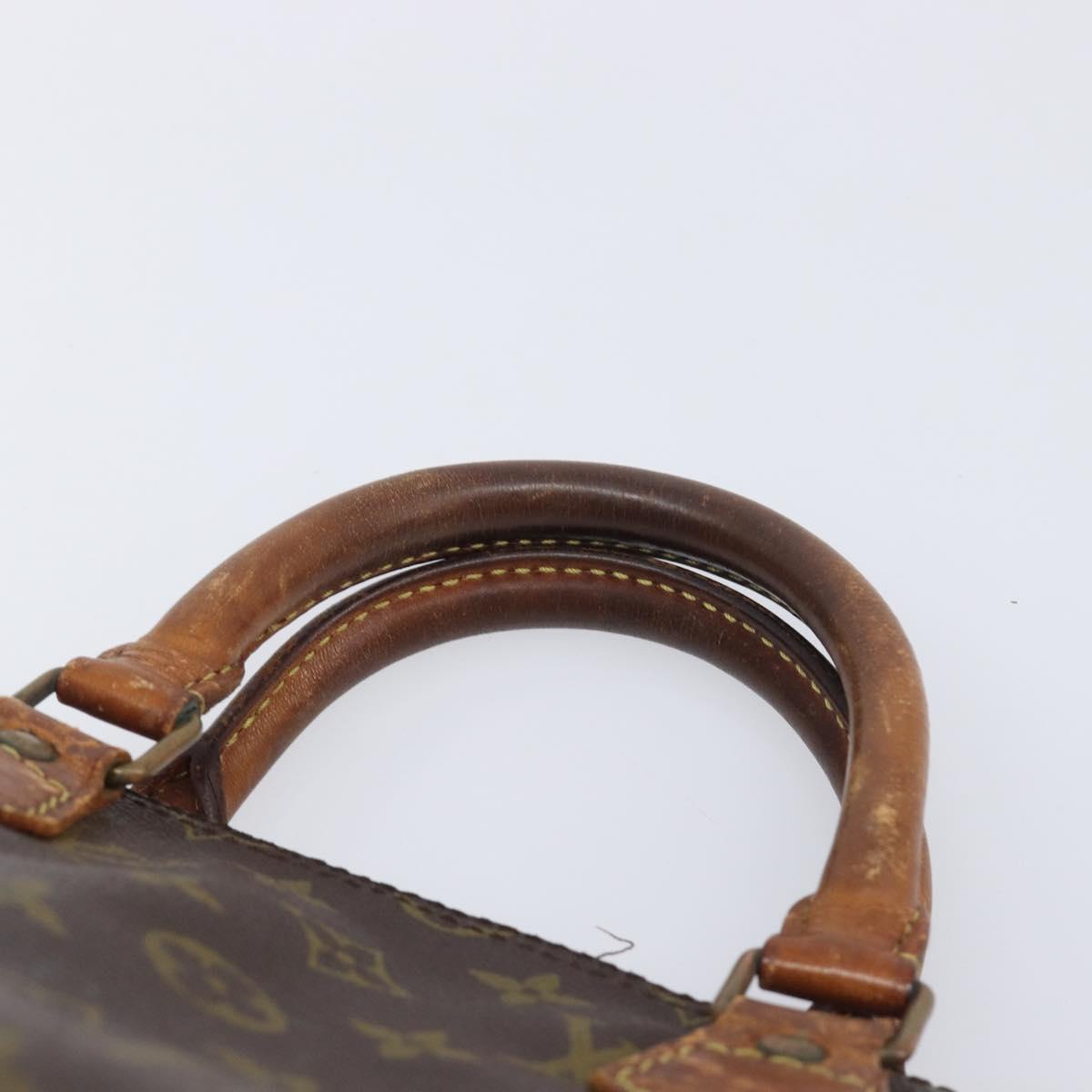 LOUIS VUITTON Monogram Speedy 35 Hand Bag M41524 LV Auth 209052