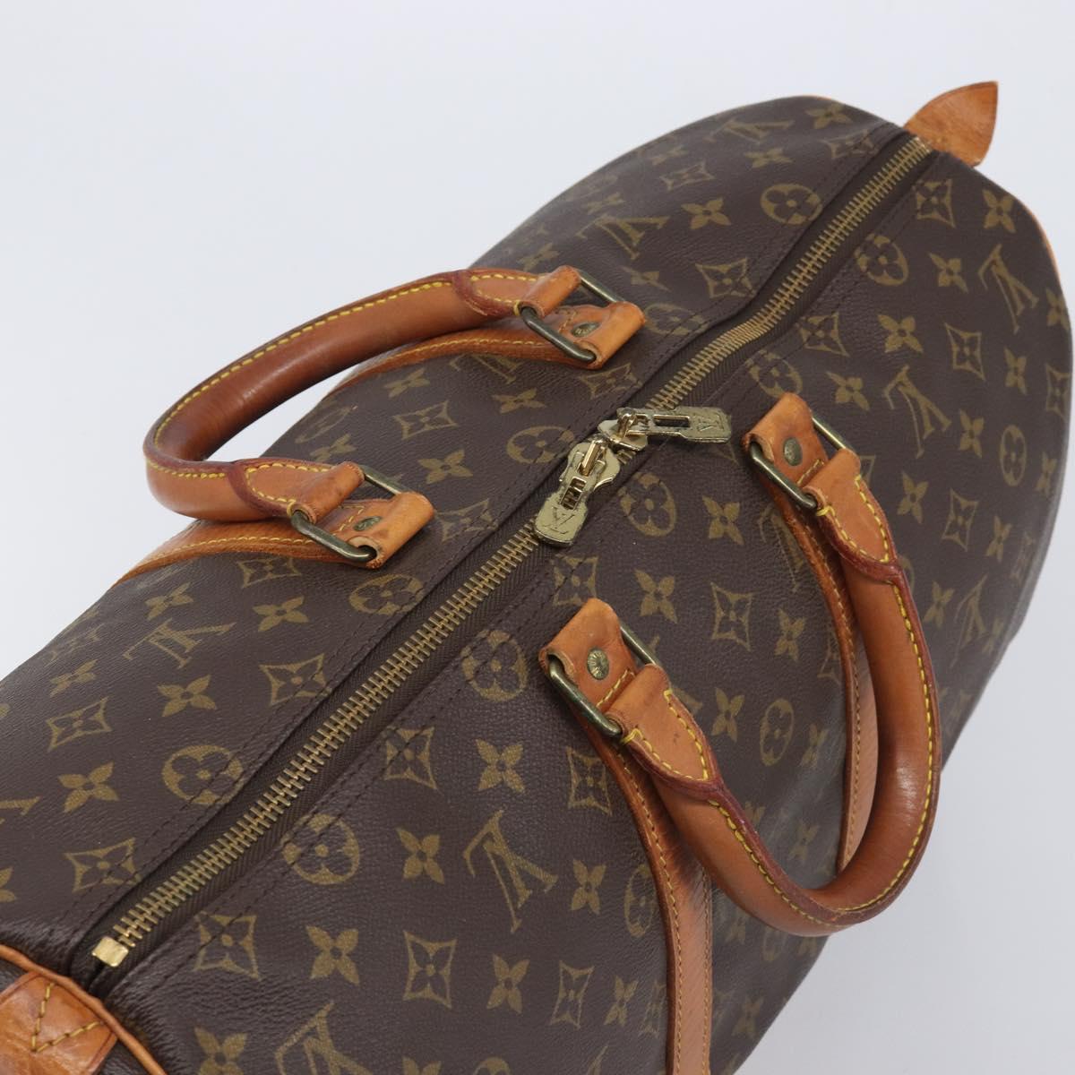 LOUIS VUITTON Monogram Keepall 45 Boston Bag M41428 LV Auth 209070