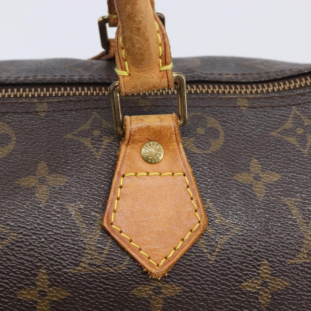 LOUIS VUITTON Monogram Speedy 30 Hand Bag M41526 LV Auth 209071