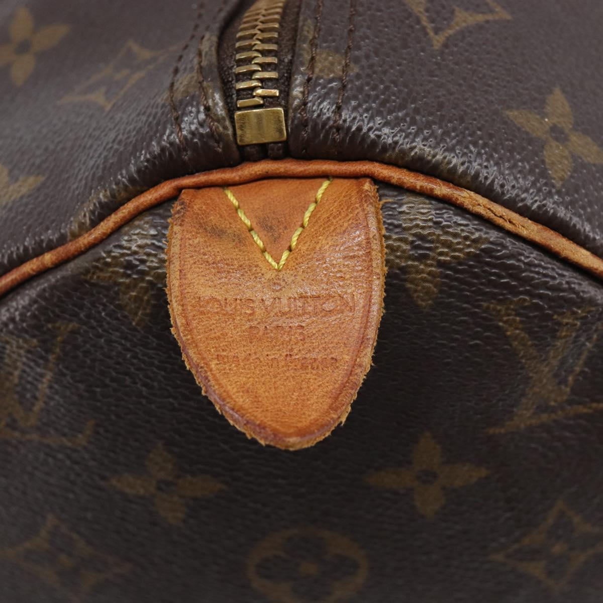 LOUIS VUITTON Monogram Speedy 30 Hand Bag M41526 LV Auth 209071