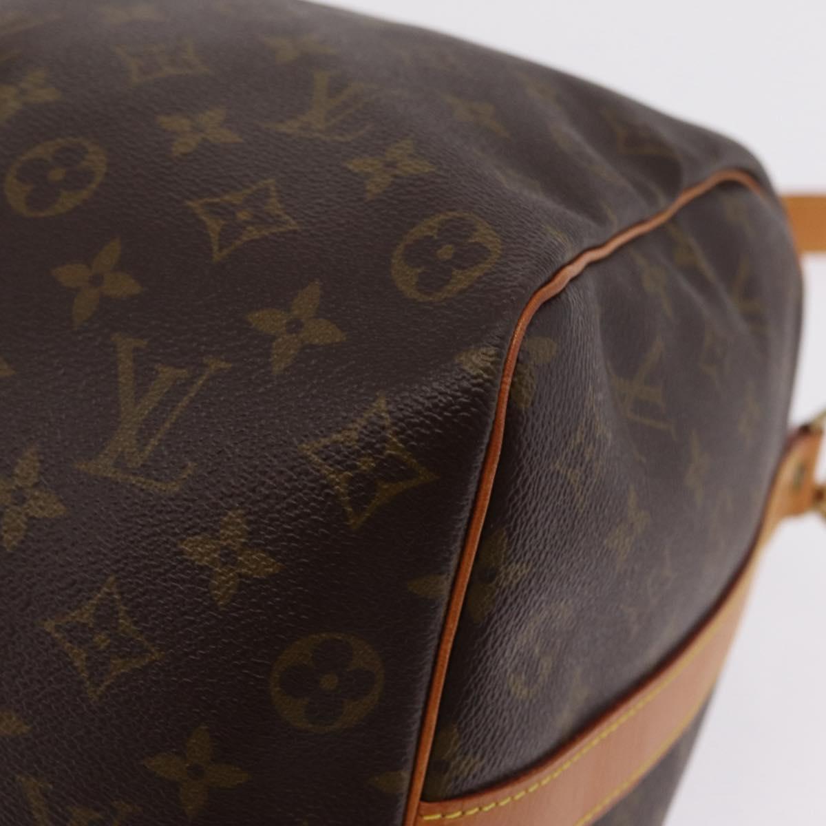 LOUIS VUITTON Monogram Keepall Bandouliere 50 Boston Bag M41416 LV Auth 209074A