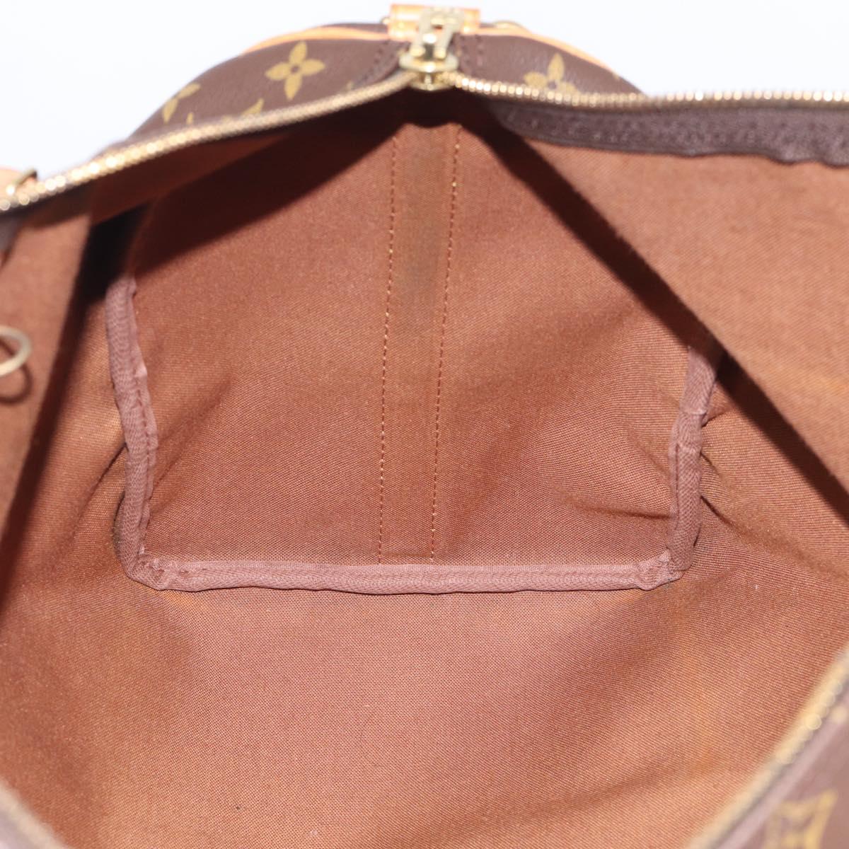 LOUIS VUITTON Monogram Keepall Bandouliere 45 Boston Bag M41418 LV Auth 209076V