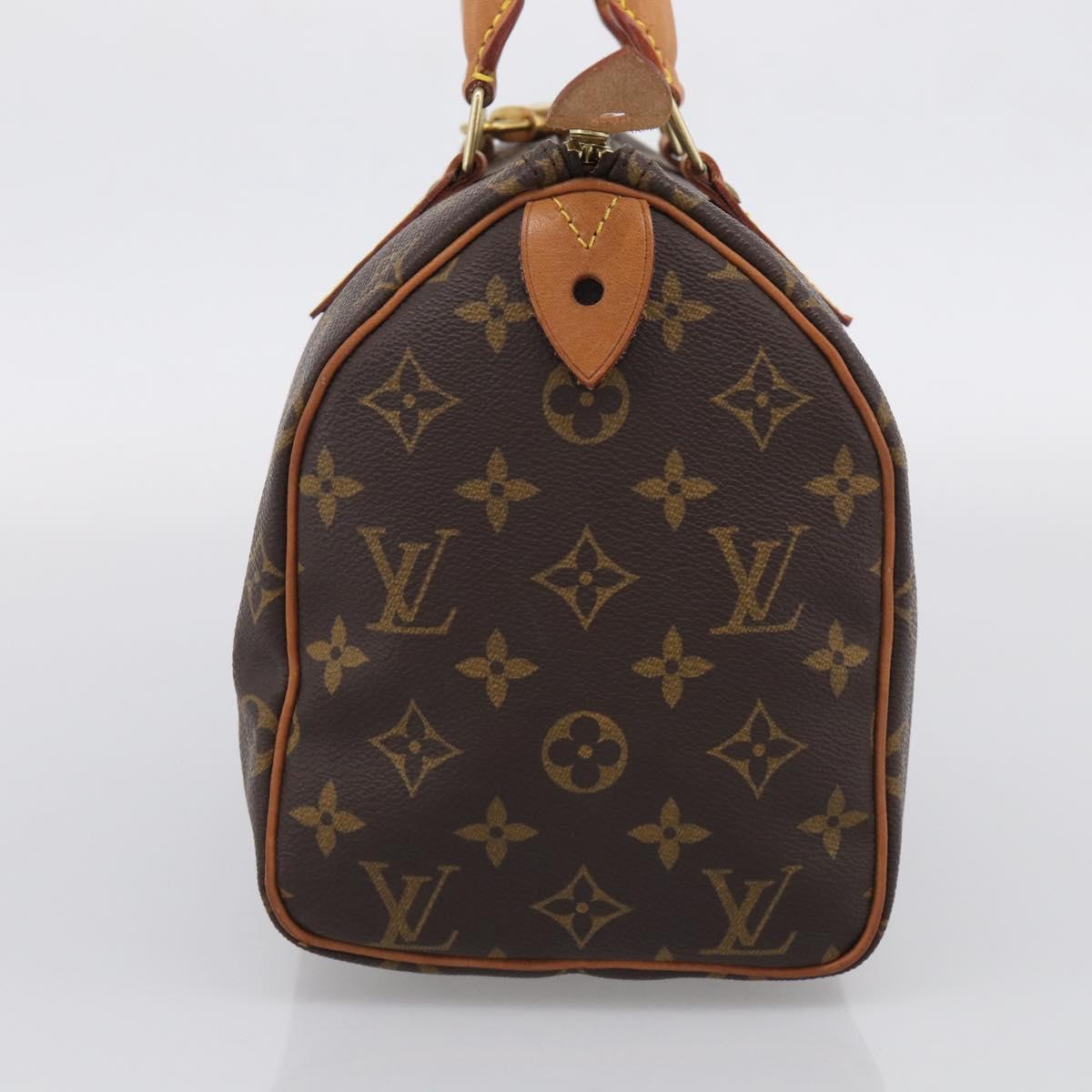 LOUIS VUITTON Monogram Speedy 25 Hand Bag M41528 LV Auth 209077V