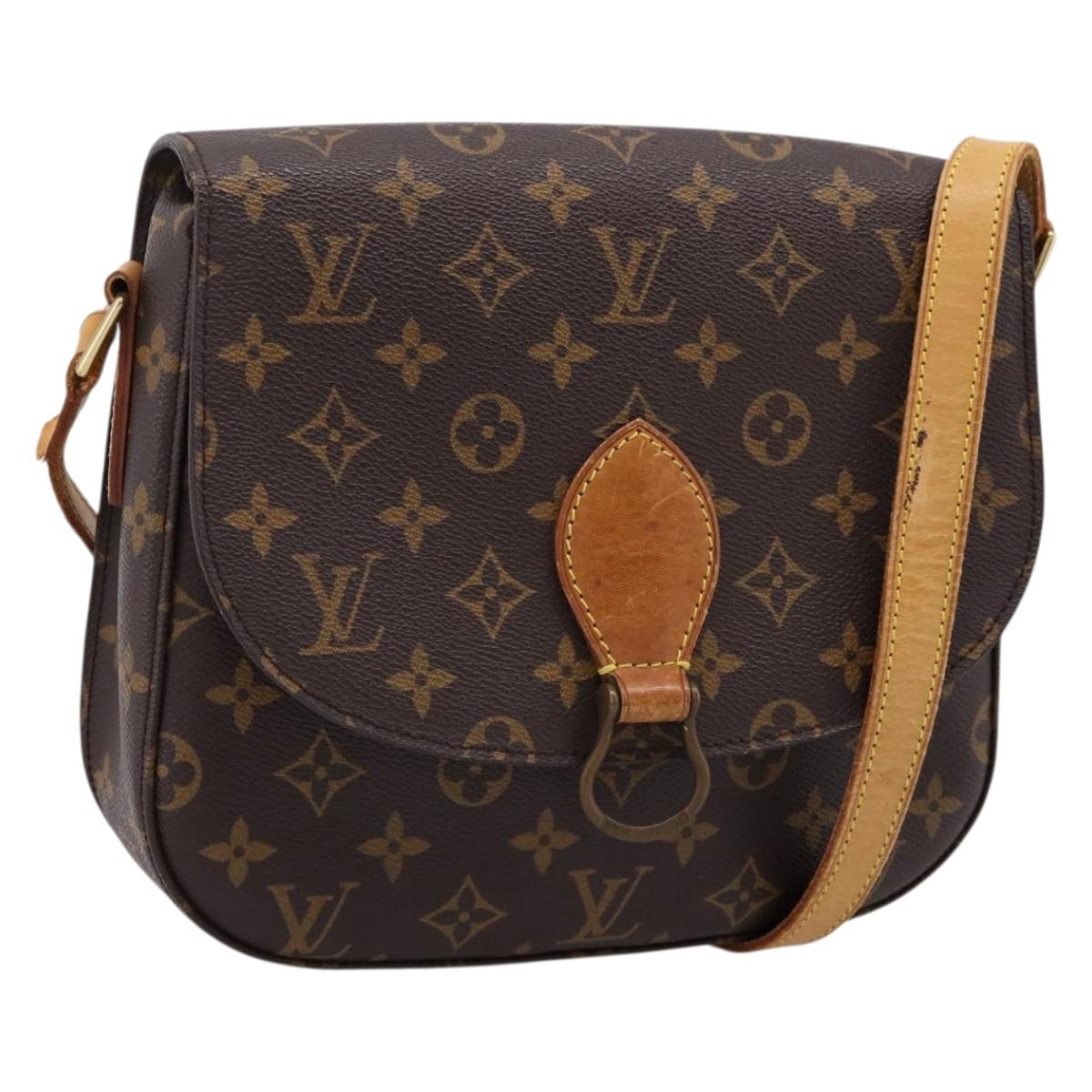 LOUIS VUITTON Monogram Saint Cloud GM Shoulder Bag M51242 LV Auth 209078