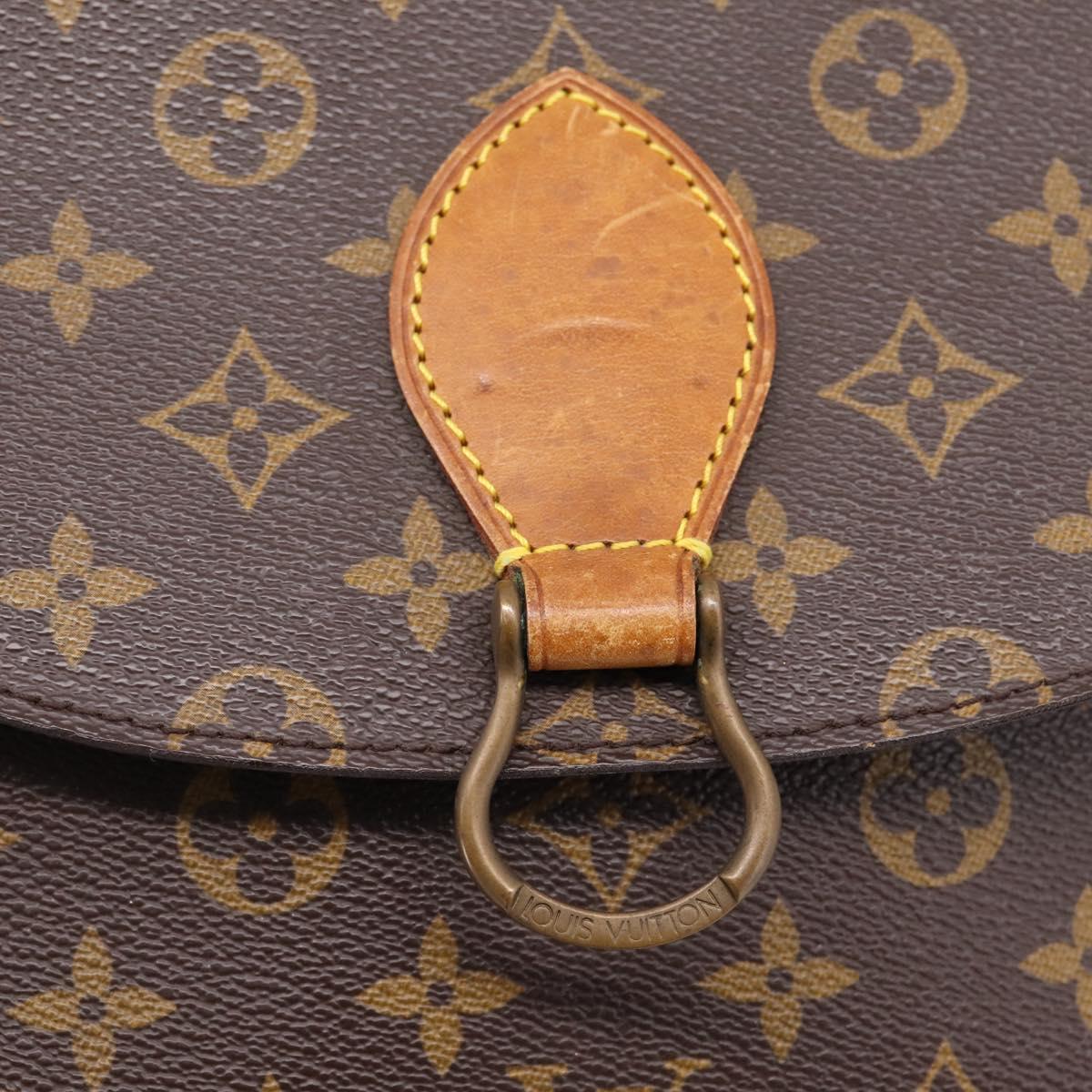 LOUIS VUITTON Monogram Saint Cloud GM Shoulder Bag M51242 LV Auth 209078