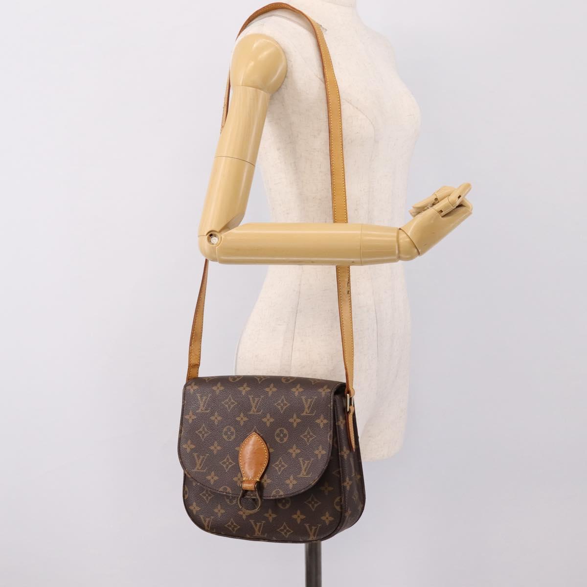LOUIS VUITTON Monogram Saint Cloud GM Shoulder Bag M51242 LV Auth 209078
